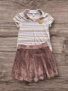 Girls Sweet Butterfly Matching Set Size 10/12
